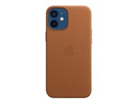 Apple - Skydd för mobiltelefon - med MagSafe - läder - sadelbrun - för iPhone 12 mini MHK93ZM/A