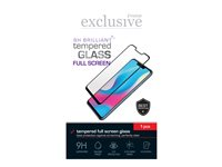 Insmat Exclusive Brilliant - Näytön suojus tuotteelle matkapuhelin - koko ruutu - 2.5D - lasi - kehyksen väri musta malleihin OnePlus 10T 5G 861-1403