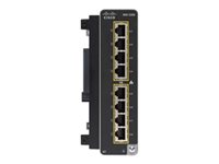 Cisco Catalyst - Laajennusmoduuli - Gigabit Ethernet x 8 malleihin Catalyst IE3300 Rugged Series IEM-3300-8T=