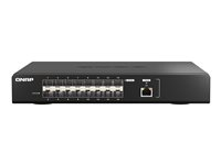 QNAP QSW-M5216-1T - Kytkin - Hallinnoitu - 16 x 25 Gigabit SFP28 + 1 x 10 Gigabit Ethernet - telineeseen asennettava QSW-M5216-1T
