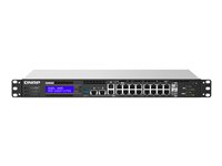 QNAP QGD-1602P - Kytkin - smart - 4 x 100/1000/2.5G (PoE++) + 4 x 100/1000/2.5G (PoE+) + 8 x 10/100/1000 (PoE+) + 2 x 10 Gigabit SFP+ - telineeseen asennettava - PoE++ (365 W) QGD-1602P-C3758-16G