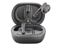 Poly Voyager Free 60+ UC M - Écouteurs sans fil avec micro - intra-auriculaire - Bluetooth - Suppresseur de bruit actif - noir de charbon 7Y8H0AA