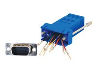 C2G - Seriell adapter - RJ-45 (hona) till DB-9 (hane) - blå 81549