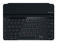 Logitech Ultrathin - Tangentbord och foliefodral - trådlös - Bluetooth - schweizisk - rymdgrå 920-006297