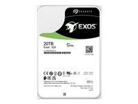 Seagate Exos X20 ST20000NM002D - Kiintolevyasema - 20 Tt - sisäinen - SAS 12Gb/s - 7200 kierrosta/min - puskuri: 256 Mt ST20000NM002D