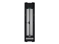 HPE 800mm x 1200mm G2 Enterprise Shock Network Rack - Teline - musta hopeisilla vivahteilla - 42U - 19" P9K48A