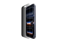Belkin ScreenForce InvisiGlass - Skärmskydd för mobiltelefon - glas - med sekretessfilter - för Apple iPhone 17 Pro Max OVA214HQ