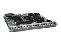 Cisco 16-Port 10 Gigabit Ethernet Copper Module with DFC4 - Expansionsmodul - 10Gb Ethernet x 16 - för P/N: WS-C6503-E, WS-C6504-E, WS-C6506-E, WS-C6513-E WS-X6816-10T-2T=
