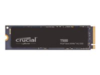 Crucial T500 - SSD - 500 GB - inbyggd - PCIe 4.0 (NVMe) CT500T500SSD8T