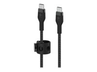 Belkin BoostCharge - USB-kabel - USB-C (hane) till USB-C (hane) - 1 m - svart CAB011BT1MBK