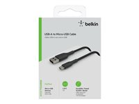 Belkin BoostCharge - USB-kaapeli - Micro-USB Type B (uros) to USB (uros) - 1 m - musta CAB007BT1MBK