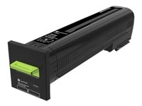 Lexmark - Svart - original - tonerkassett LCCP, LRP, Lexmark Corporate - för Lexmark CS820, CX820, CX825, CX860 72K20KE