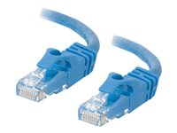 C2G Cat6 Booted Unshielded (UTP) Network Patch Cable - Kytkentäkaapeli - RJ-45 (uros) to RJ-45 (uros) - 20 m - UTP - CAT 6 - valettu, piikitön, säikeinen - sininen 83394