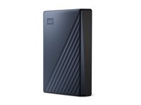 WD My Passport for Mac WDBEJA0060BBL - Hårddisk - krypterat - 6 TB - extern (portabel) - USB 3.2 Gen 1 (USB-C kontakt) - 256 bitars AES - blå WDBEJA0060BBL-WESN