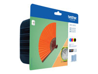 Brother LC129XL Value Pack - 4-pack - svart, gul, cyan, magenta - original - blister - bläckpatron LC129XLVALBP
