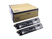 Brother TN900BK - 2-pack - svart - original - tonerkassett - för Brother HL-L9300CDWTT, MFC-L9550CDWT TN900BKTWIN
