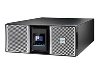 Eaton 9PX G2 9PX11KIRTNBPG2 - UPS (rackmonterbar/extern) - HotSwap - AC 200/208/220/230/240 V - 11000 Watt - 11000 VA - 1-fas - 9 Ah - Ethernet 10/100/1000, RS-232, USB - utgångskontakter: 17 - PFC - 4U - 19" - svart, silver 9PX11KIRTNBPG2