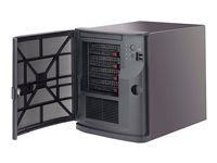 Supermicro SC721 TQ-250B - Mini-tour - mini ITX 250 Watt (FlexATX) - noir CSE-721TQ-250B