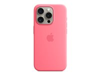 Apple - Skydd för mobiltelefon - MagSafe-kompatibilitet - silikon - rosa - för iPhone 15 Pro MWNJ3ZM/A