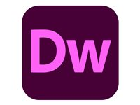 Adobe Dreamweaver CC for Enterprise - Subscription Renewal - 1 käyttäjä - Value Incentive Plan - Taso 1 (1-9) - Win, Mac - Multi European Languages 65297891BA01B12