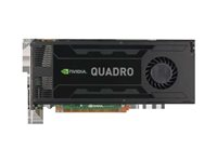 NVIDIA Quadro - Grafikkort - Quadro K4000 - 3 GB GDDR5 - PCIe 2.0 x16 - DVI, 2 x DisplayPort - för Precision T3610, T5610, T7610 490-BBQW