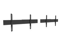 Multibrackets M - Monteringssats (dubbel bildskärmsmontering) - för 2 LCD-bildskärmar - stål - svart - skärmstorlek: 40"-65" - monterbar på vagn 7350073738434
