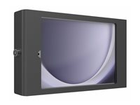 Compulocks Galaxy Tab A9 Apex Enclosure Wall Mount - Hölje - för surfplatta - låsbar - höggradig aluminium - svart - skärmstorlek: 8.7" - väggmonterbar - för Samsung Galaxy Tab A11, Tab A9 87GAPX9B