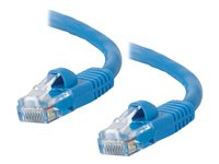 C2G Cat5e Booted Unshielded (UTP) Network Patch Cable - Kytkentäkaapeli - RJ-45 (uros) to RJ-45 (uros) - 7 m - UTP - CAT 5e - valettu, piikitön, säikeinen - sininen 83166