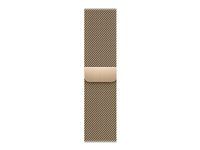 Apple - Slinga för smart klocka - 130 - 180 mm - guld - för Watch Hermès Series 12, Hermès Series 9, SE 3, Series 10, Series 11, Series 12, Series 9 ML733ZM/A