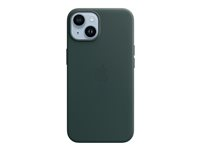 Apple - Skydd för mobiltelefon - MagSafe-kompatibilitet - läder - skogsgrön - för iPhone 14 MPP53ZM/A