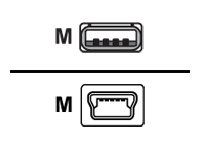 Cisco - USB-kabel - USB (hane) till mini-USB typ B (hane) - 1.83 m - för Cisco 1921, 1921 4-pair, 1921 ADSL2+, 1941; Catalyst 2960, 2960G, 2960S CAB-CONSOLE-USB=