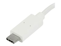 Startech 4 Port USB C Hub with 1x USB-C & 3x USB-A Ports (SuperSpeed 5Gbps), USB Bus Powered, Compact Portable/Laptop USB 3.0 Adapter Hub, USB 3.1 Gen 1/USB 3.2 Gen 1 Type-C Hub, White - Windows/macOS/Linux (HB30C3A1CFBW) - Hubb - 3 x SuperSpeed USB 3.0 + 1 x USB 3.1 - skrivbordsmodell HB30C3A1CFBW