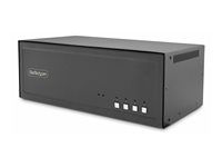 StarTech.com - Omkopplare för tangentbord/video/mus - säker - 4 x KVM port(s) - 1 lokal användare - skrivbordsmodell - TAA-kompatibel CK4-D404C