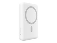 mophie snap+ - Trådlös powerbank - 10000 mAh - 15 Watt (USB-C) - vit 401115583