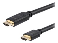 Startech Höghastighets-HDMI-kabel M/M - aktiv - CL2 i väggen - 30 m - HDMI-kabel - HDMI hane till HDMI hane - 30 m - dubbelt skärmad - svart HDMM30MA