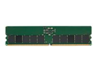 Kingston - DDR5 - moduuli - 16 Gt - DIMM 288 nastaa - 4800 MHz / PC5-38400 - CL40 - 1.1 V - puskuroimaton - ECC KTH-PL548E-16G