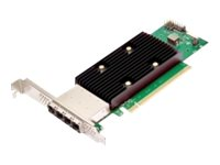 Broadcom HBA 9600W-16e - Tallennuslaitteen ohjain - 16 Kanava - SATA 6Gb/s / SAS 24Gb/s / PCIe 4.0 (NVMe) - PCIe 4.0 x16 05-50108-00