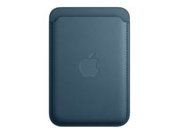 Apple - Lompakko matkapuhelimelle/luottokortille - MagSafe-yhteensopiva - FineWoven - merensininen MT263ZM/A