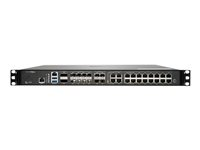 SonicWall NSa 6700 - Essential Edition - turvalaite - sekä 3 years TotalSecure - 10GbE, 40GbE, 5GbE, 2.5GbE, 25GbE - 1U - telineeseen asennettava 02-SSC-9600