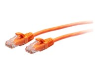 C2G 5ft (1.5m) Cat6a Snagless Unshielded (UTP) Slim Ethernet Network Patch Cable - Orange - Kytkentäkaapeli - RJ-45 (uros) to RJ-45 (uros) - 1.52 m - 4.8 mm - UTP - CAT 6a - valettu, piikitön - oranssi C2G30176