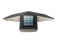 Poly Trio C60 - Téléphone VoIP de conférence - à 5 voies capacité d'appel - SIP, SRTP, SDP - 3 lignes - noir - compatible GSA Trade - Conformité TAA 849B2AA#AC3