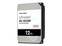 WD Ultrastar DC HC520 HUH721212ALE601 - Kiintolevyasema - salattu - 12 Tt - sisäinen - 3.5" - SATA 6Gb/s - 7200 kierrosta/min - puskuri: 256 Mt - Self-Encrypting Drive (SED), TCG Encryption, Bulk Data Encryption (BDE) 0F30145