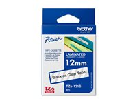 Brother TZe-131S - Svart på transparent - Rulle (1,2 cm x 4 m) 1 kassett(er) bandlaminat - för Brother PT-D210, D600, H110; P-Touch PT-1005, D450, D460, D610, E550, H105, H110, P900 TZE131S