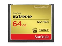 SanDisk Extreme - Flash-muistikortti - 64 Gt - 567x - CompactFlash SDCFXSB-064G-G46