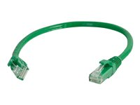 C2G Cat6 Booted Unshielded (UTP) Network Patch Cable - Kytkentäkaapeli - RJ-45 (uros) to RJ-45 (uros) - 1 m - UTP - CAT 6 - valettu, piikitön, säikeinen - vihreä 83426