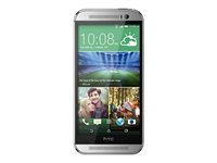 HTC One (M8) - 4G pekskärmsmobil - RAM 2 GB / Internminne 16 GB - microSD slot - LCD-skärm - 5" - 1920 x 1080 pixlar - glacialsilver 99HYK025-00