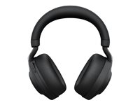 Jabra Evolve2 85 MS Stereo - Headset - fullstorlek - Bluetooth - trådlös - aktiv brusradering - 3,5 mm kontakt - ljudisolerande - svart - Certifierad för Microsoft-teams 28599-999-889