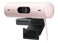 Logitech BRIO 500 - Webbkamera - färg - 1920 x 1080 - 1080p, 720p - ljud - USB-C 960-001421