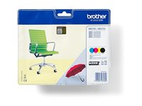 Brother LC229XLVALBP - 4-pack - svart, gul, cyan, magenta - original - blister - bläckpatron - för Brother MFC-J5320DW, MFC-J5625DW LC229XLVALBP