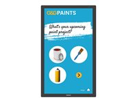 Philips 24BDL3751T - 24" Diagonal klass Interactive 3000 Series LED-bakgrundsbelyst LCD-skärm - digital skyltning - med pekskärm (multitouch) - Android - 1080p 1920 x 1080 - svart 24BDL3751T/00